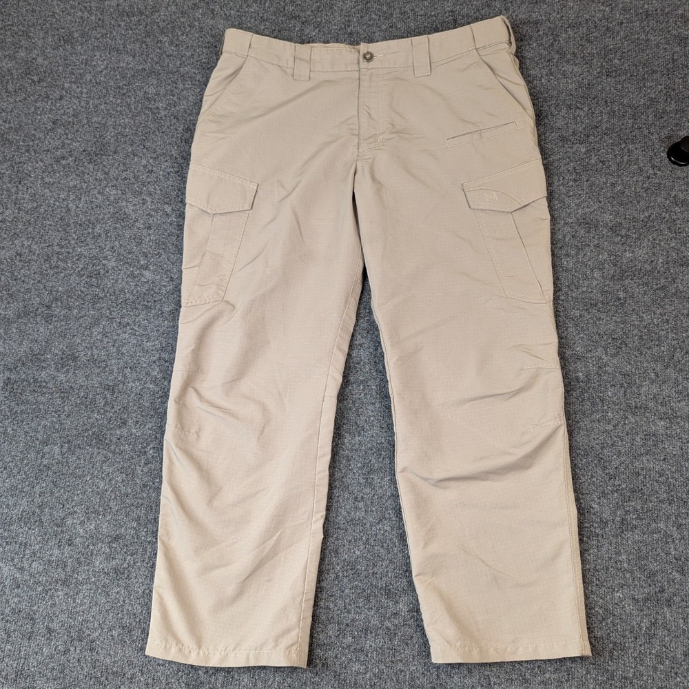 5.11 Tactical Mens Cargo Pants Tan Khaki Ripstop 38x30 Military Utility Style